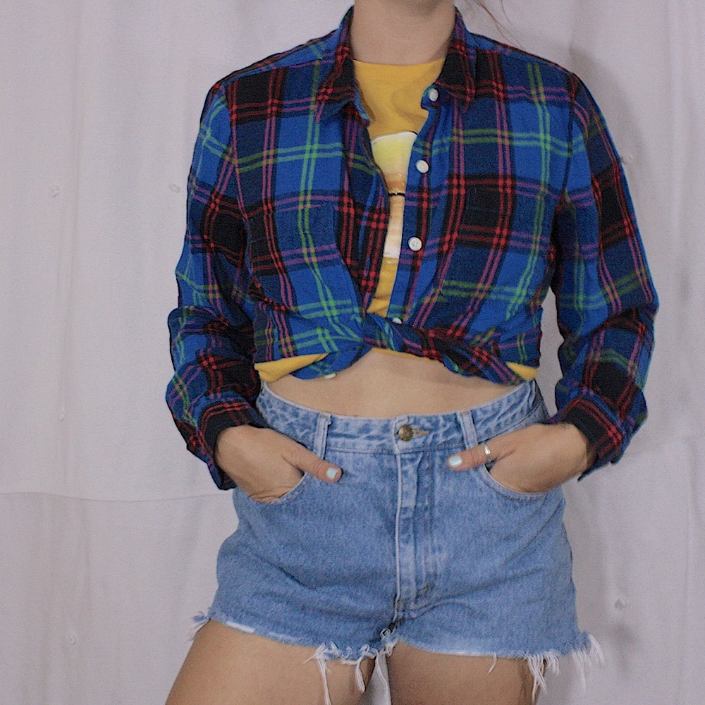 Large Old Navy flannel button up